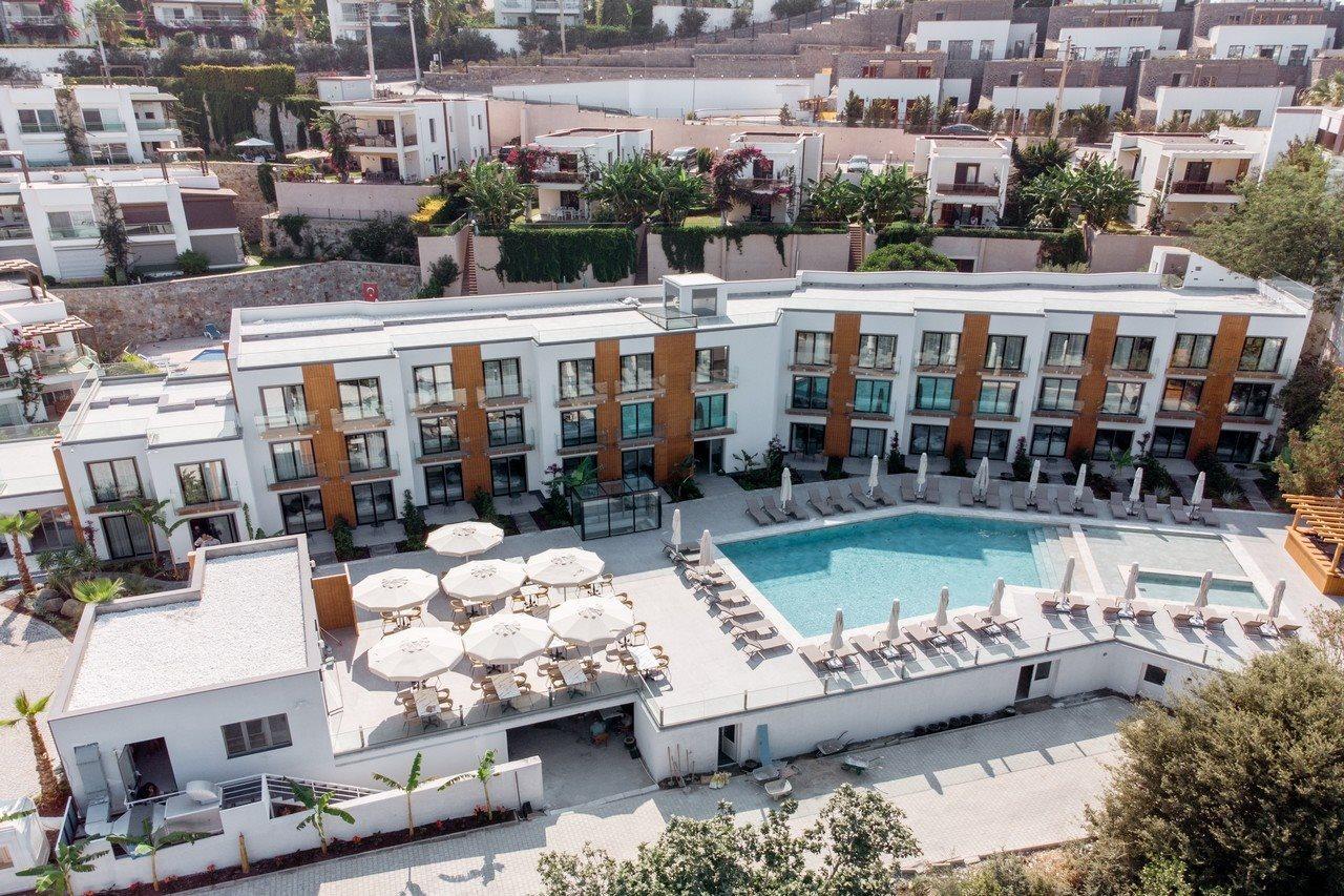 Astrid Hotel Gümüşlük Exteriör bild